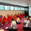 The Association held its annual merit-making ceremony and offered lunch to monks in 2020.